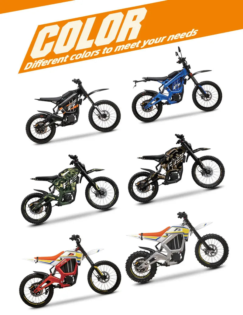 Cheap 72v 3000W 38.4A 100km/h Adult Electric Buggy Motocross