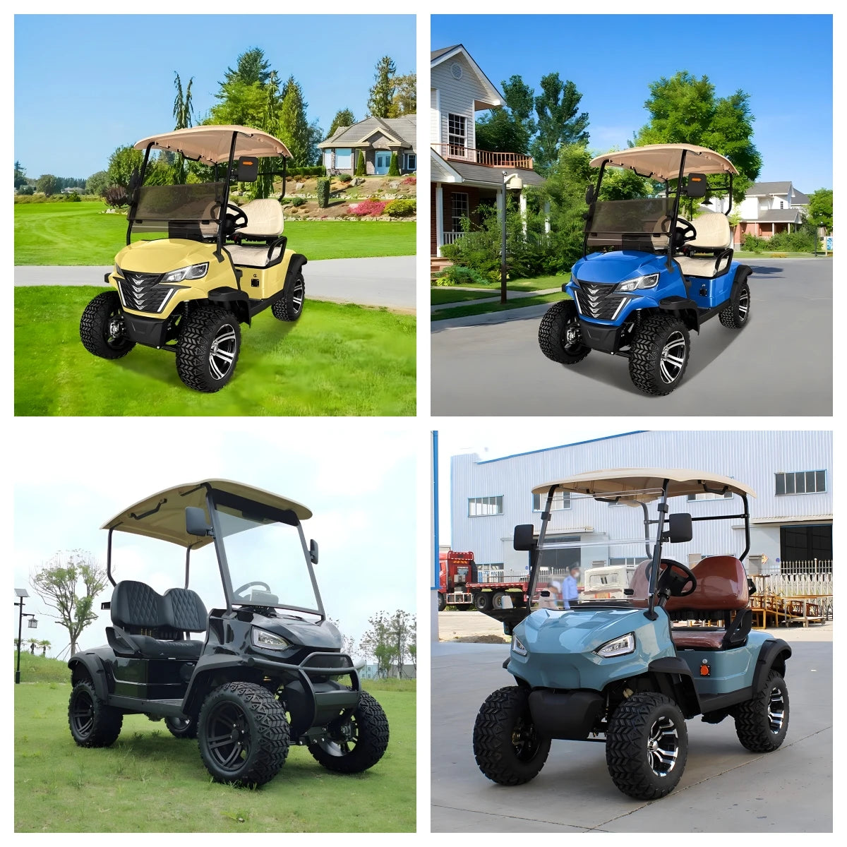 Energy Saving Effect of Manufacturer's 4+2 Seat Electric off-Road Vehicle, Four-Wheel Golf Cart    Truck with a trailer attached