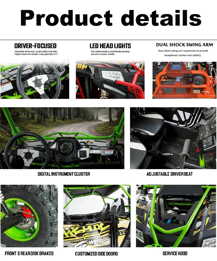 Gran Buggy Dune UTV 4x4 1000cc a la venta con certificaciones CE